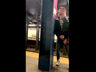 i don’t think the guy recording this bloke is upset about missing the last train